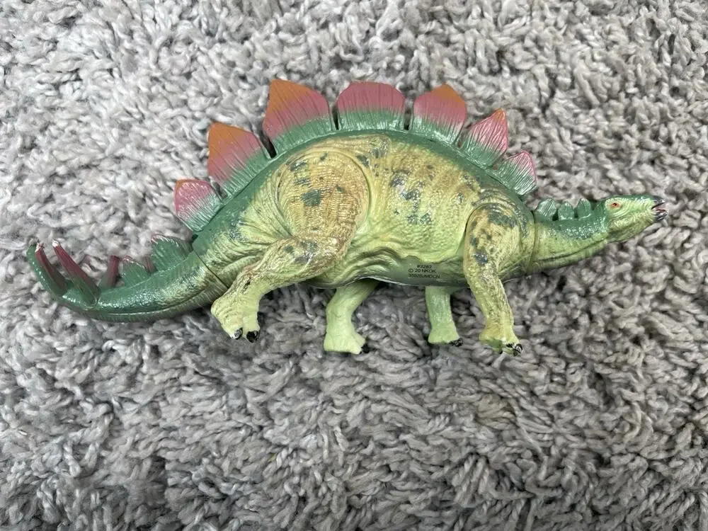 PVC Plastic WOW World NKOK Dinosaur Figures Posable Stegosaurus Dinos 3262